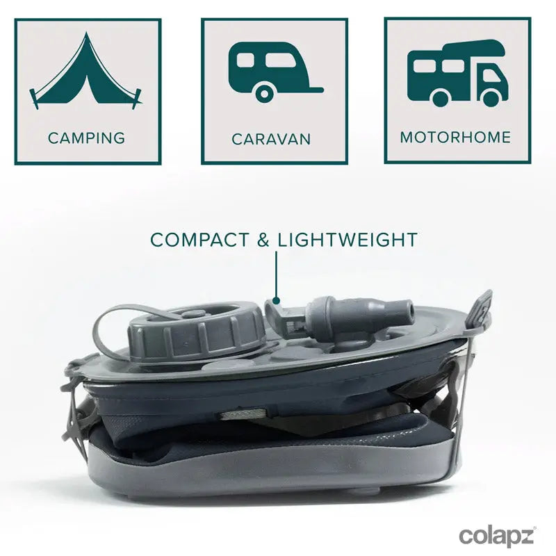 Colapz Collapsible 2-In-1 Water Carrier & Bucket 8L 2合1摺疊水桶 8L - 遠野倉庫 Yuenye Warehouse