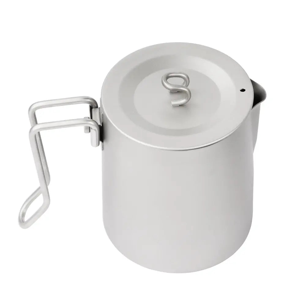 SilverAnt Titanium Pour Over Short Spout Kettle with Filter 900ml 鈦水壺(含過濾器) - 遠野倉庫 Yuenye Warehouse