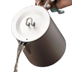 SilverAnt Titanium Pour Over Short Spout Kettle with Filter 900ml 鈦水壺(含過濾器) - 遠野倉庫 Yuenye Warehouse
