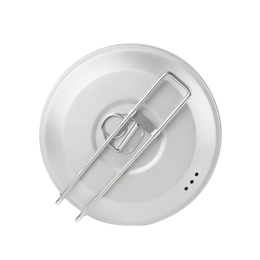 SilverAnt Titanium Camping Cookware Set 2件裝野營炊具套裝(1600ml鈦鍋、煎Pan) - 遠野倉庫 Yuenye Warehouse