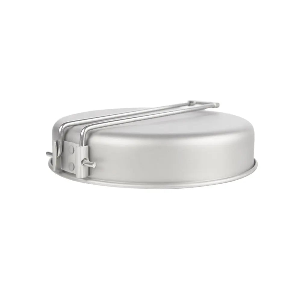 SilverAnt Titanium Camping Cookware Set 2件裝野營炊具套裝(1600ml鈦鍋、煎Pan) - 遠野倉庫 Yuenye Warehouse