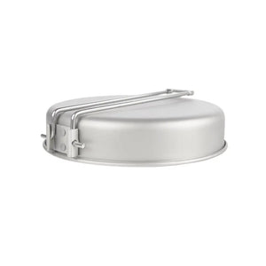 SilverAnt Titanium Camping Cookware Set 2件裝野營炊具套裝(1600ml鈦鍋、煎Pan) - 遠野倉庫 Yuenye Warehouse