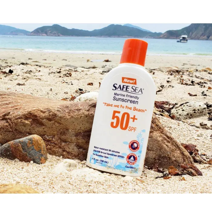 Safe Sea Anti-jellyfish Sting Protective Lotion | SPF50+ | Jellyfish & Sea Lice Prevention Sunscreen 防水母螫傷SPF50+防曬乳(海洋友善配方) - 遠野倉庫 Yuenye Warehouse