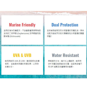 Safe Sea Anti-jellyfish Sting Protective Lotion | SPF50+ | Jellyfish & Sea Lice Prevention Sunscreen 防水母螫傷SPF50+防曬乳(海洋友善配方)