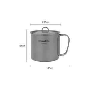 Snowline Titanium Mug 單層鈦金屬杯 300/450/600ml Snowline