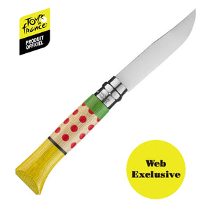 Opinel N08 2022環法自行車賽限量版 Les Maillots 尖頭摺刀/角樹刀柄 OP-002492 - 遠野倉庫 Yuenye Warehouse