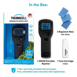 Thermacell 便攜式戶外驅蚊機 - MR300 黑色 - 遠野倉庫 Yuenye Warehouse