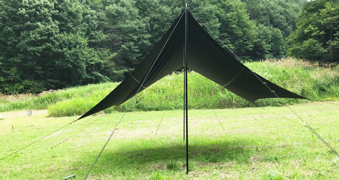 Sinano Works THE POLE SUB185 可伸縮天幕桿185cm - 遠野倉庫 Yuenye Warehouse