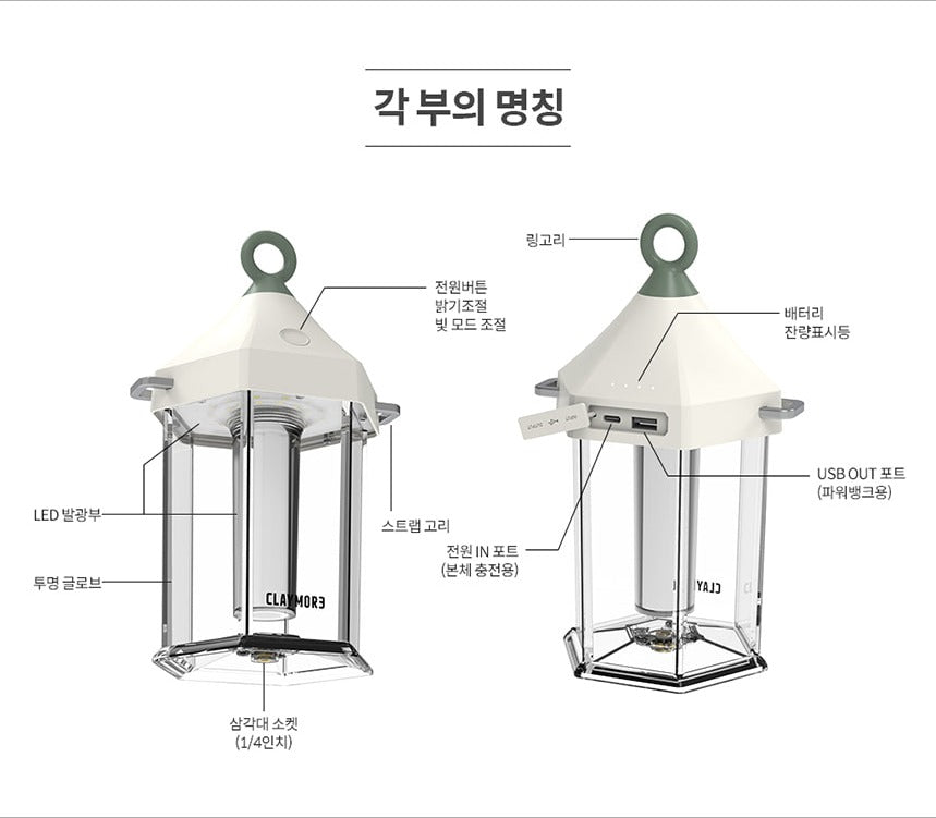 CLAYMORE Lamp Cabin CLL-600IV 韓國氣氛露營燈