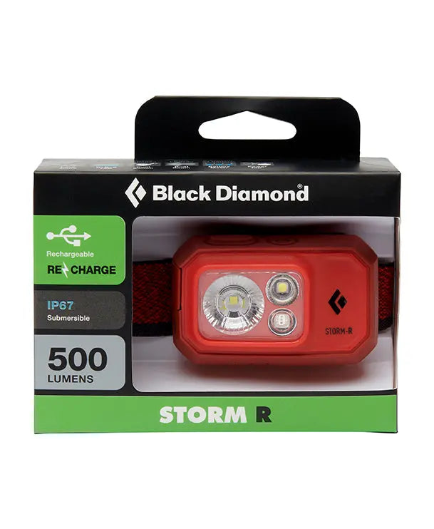 Black Diamond Storm 500-R Rechargeable Headlamp 戶外充電頭燈 - 遠野倉庫 Yuenye Warehouse