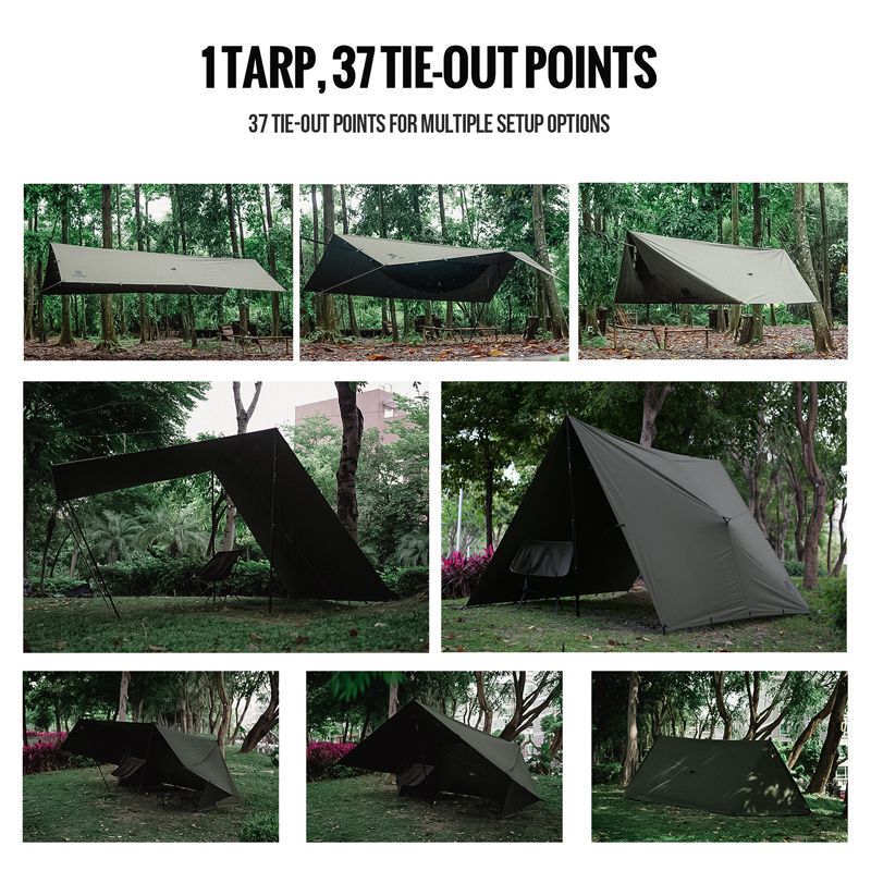 OneTigris FJORD T/C Camping Tarp 1-2人天幕帳蓬