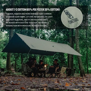 OneTigris FJORD T/C Camping Tarp 1-2人天幕帳蓬 - 遠野倉庫 Yuenye Warehouse