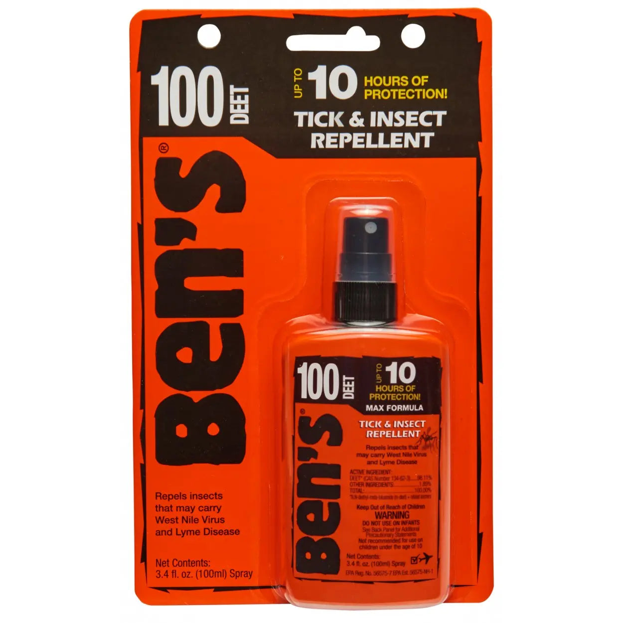 BEN'S 100 PUMP - 100% DEET 蚊怕水 (37ml/100ml) - 遠野倉庫 Yuenye Warehouse