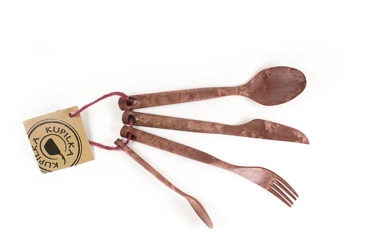 芬蘭 Kupilka Cutlery Set 松木餐具 - 遠野倉庫 Yuenye Warehouse