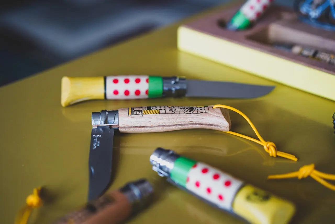 Opinel N08 2022 環法自行車賽限量版 Landmarks 尖頭摺刀 OP-002493 - 遠野倉庫 Yuenye Warehouse