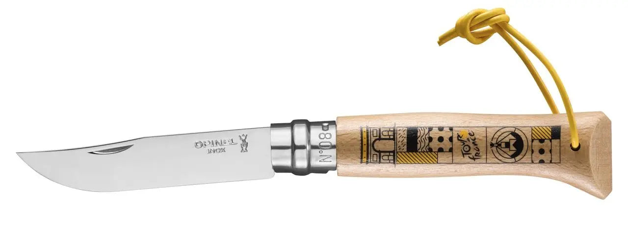 Opinel N08 2022 環法自行車賽限量版 Landmarks 尖頭摺刀 OP-002493 - 遠野倉庫 Yuenye Warehouse