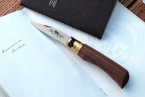 Antonini Old Bear® Classical Walnut stainless steel blade 胡桃木柄摺刀 (不鏽鋼刀刃) - 遠野倉庫 Yuenye Warehouse