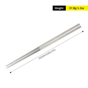 Ultralight Titanium Chopsticks 超輕鈦筷子 (18.8cm/22.5cm) - 遠野倉庫 Yuenye Warehouse