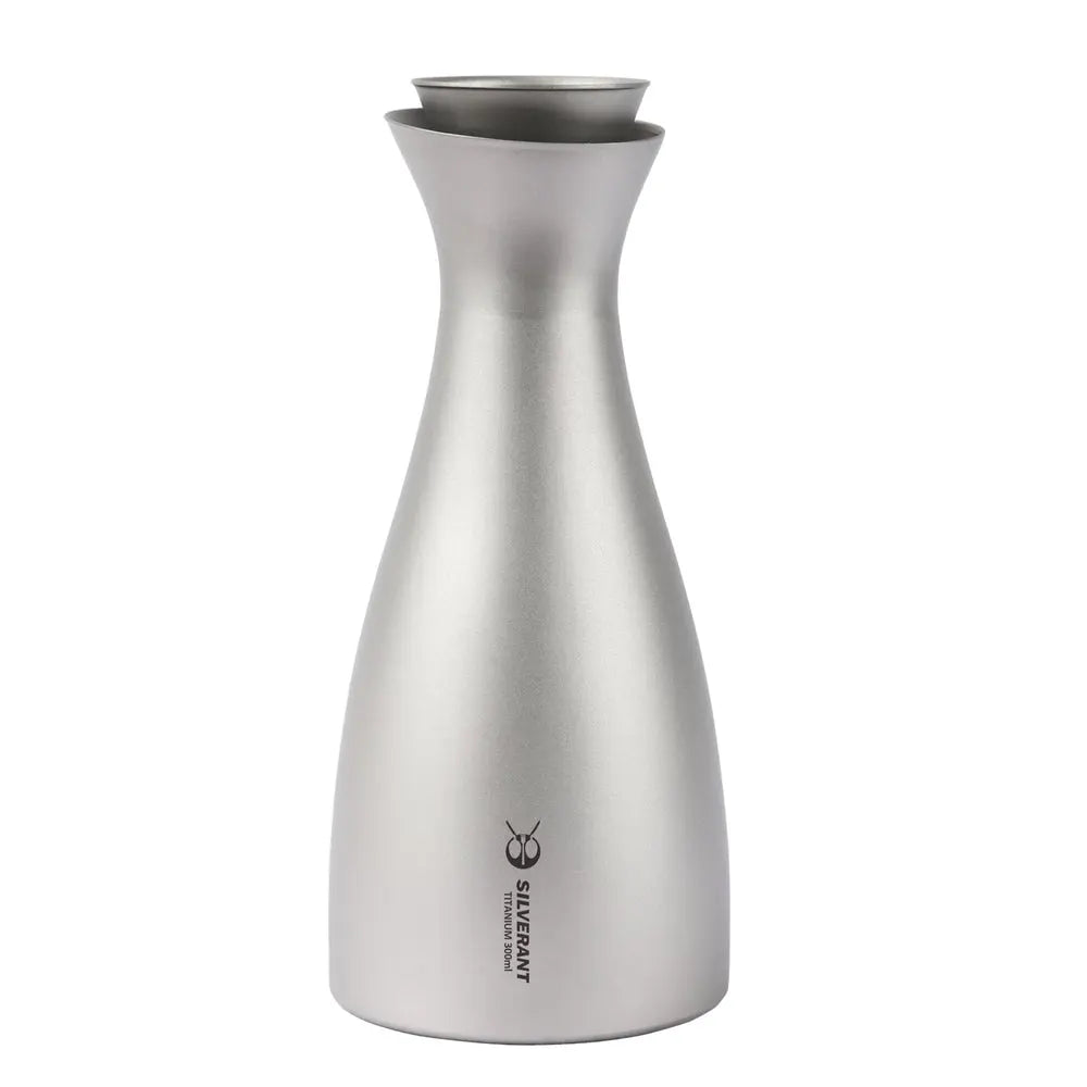 Titanium Sake Bottle 300ml 鈦清酒瓶 - 遠野倉庫 Yuenye Warehouse