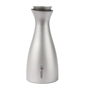 Titanium Sake Bottle 300ml 鈦清酒瓶 - 遠野倉庫 Yuenye Warehouse