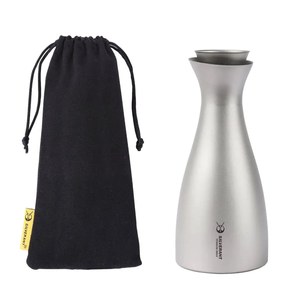 Titanium Sake Bottle 300ml 鈦清酒瓶 - 遠野倉庫 Yuenye Warehouse