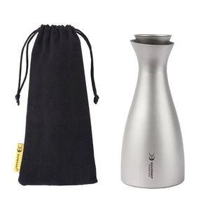 Titanium Sake Bottle 300ml 鈦清酒瓶 - 遠野倉庫 Yuenye Warehouse