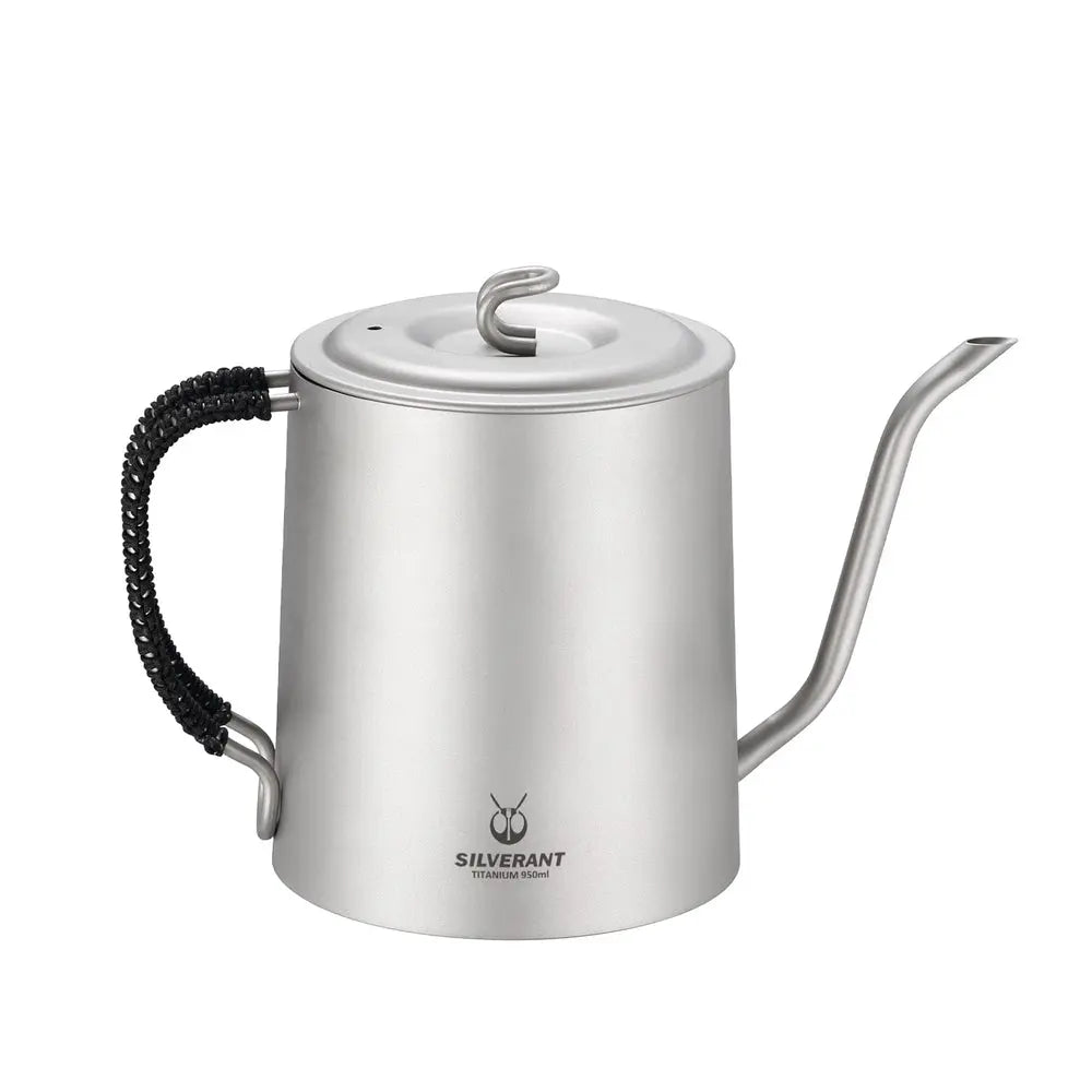 SilverAnt Titanium Pour Over Kettle 950ml 鈦水壺 - 遠野倉庫 Yuenye Warehouse