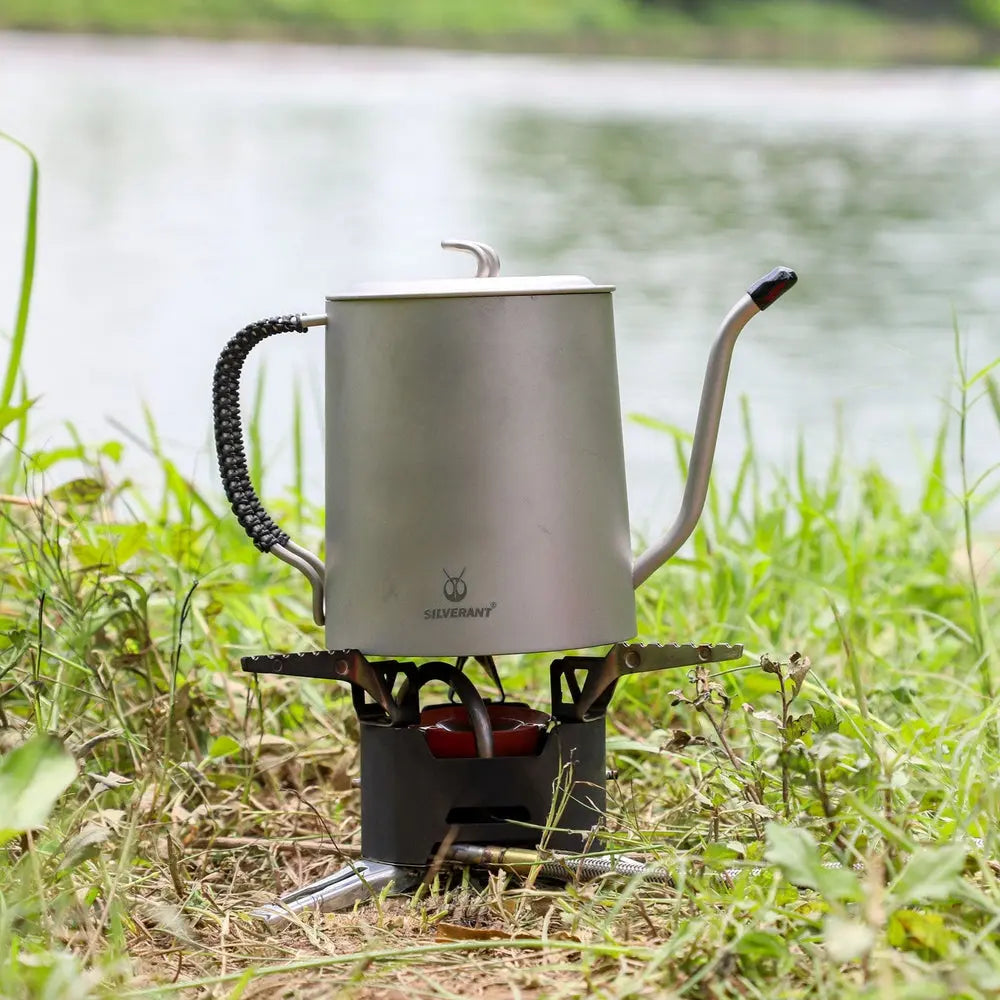 SilverAnt Titanium Pour Over Kettle 950ml 鈦水壺 - 遠野倉庫 Yuenye Warehouse