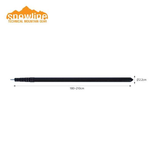 Snowline Carbon Adjustable Pole 可伸縮調節碳纖天幕桿 180cm/210cm