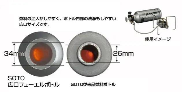 SOTO Fuel Bottle 電油爐專用燃料樽 SOD-700 - 遠野倉庫 Yuenye Warehouse